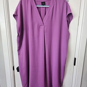 Worthington Women's Plum V-Neck Blouse